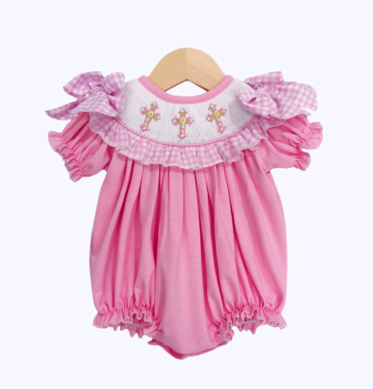 X926 SR3250 Pink Cross Baby Clothes