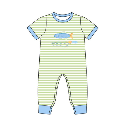 X10.23 SR3329 Cartoon Fish Stripe Toddler Clothes