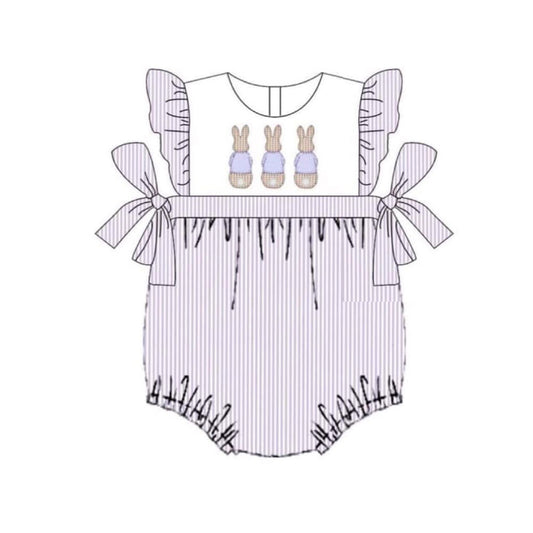 X10.24 SR3380 Purple Button Bunny Toddler Clothes