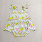 RTS NO MOQ milk silk SR4135 Baby Girls Strap Watermelon Lemons Tunic Ruffle Rompers Regular price$8.00 USD