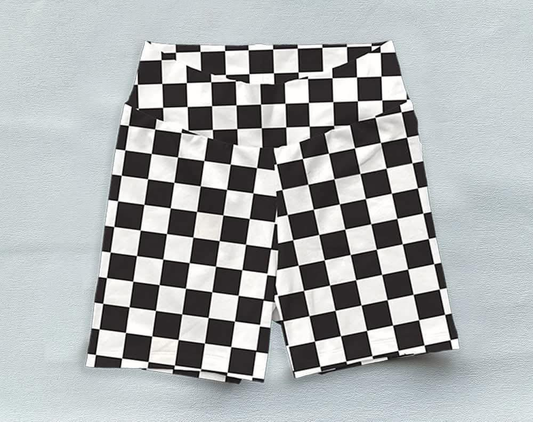 3.26SS0537 Plaid Boy Shorts