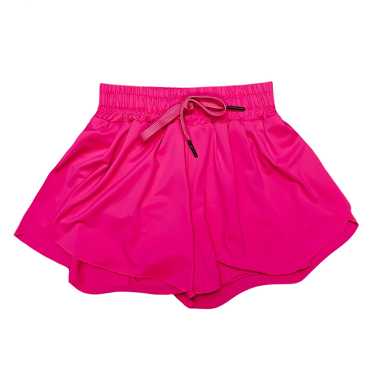 3.26SS0545 Rose Red Summer Yoga Shorts