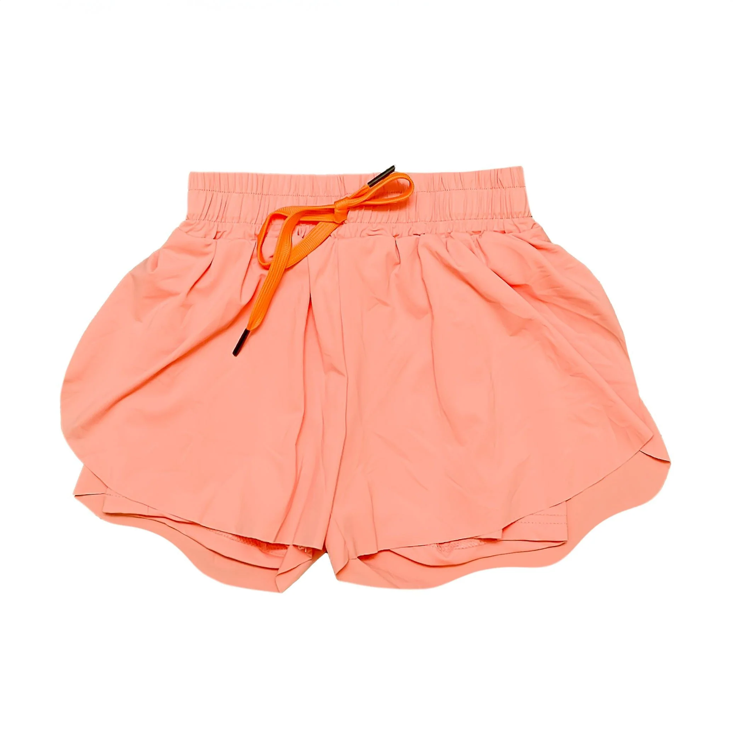 3.26SS0547 Orange Summer Yoga Shorts