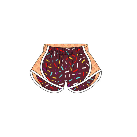 3.29SS0573 Chocolate Yoga Shorts