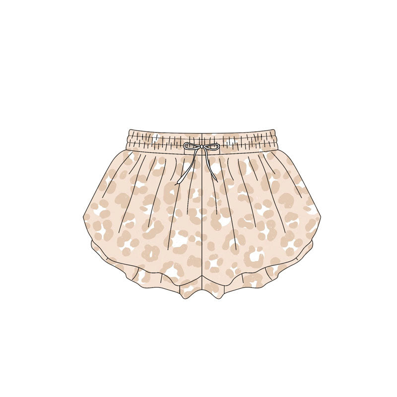 3.31SS0588 Khaki Leopard Print Shorts