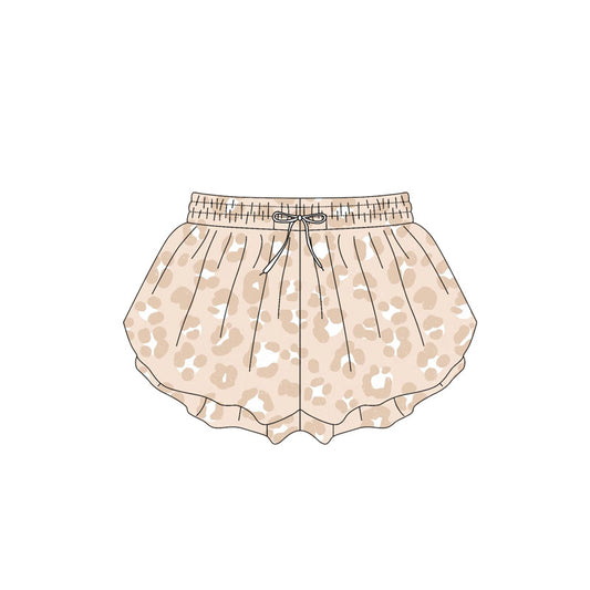 3.31SS0588 Khaki Leopard Print Shorts