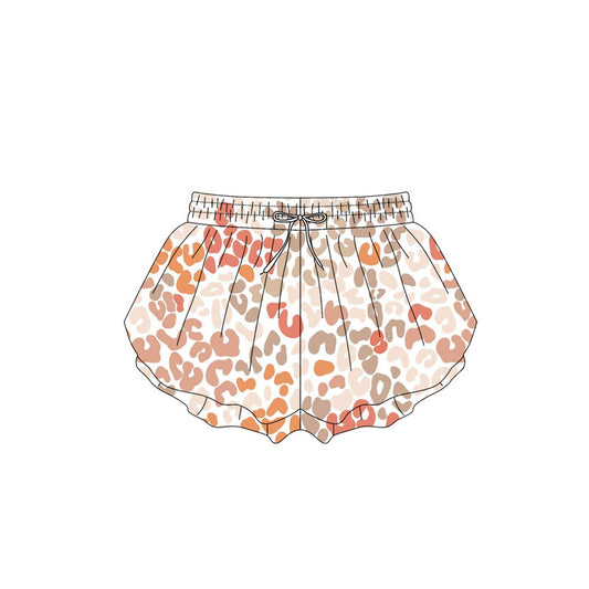 3.31SS0593 Brown leopard print shorts