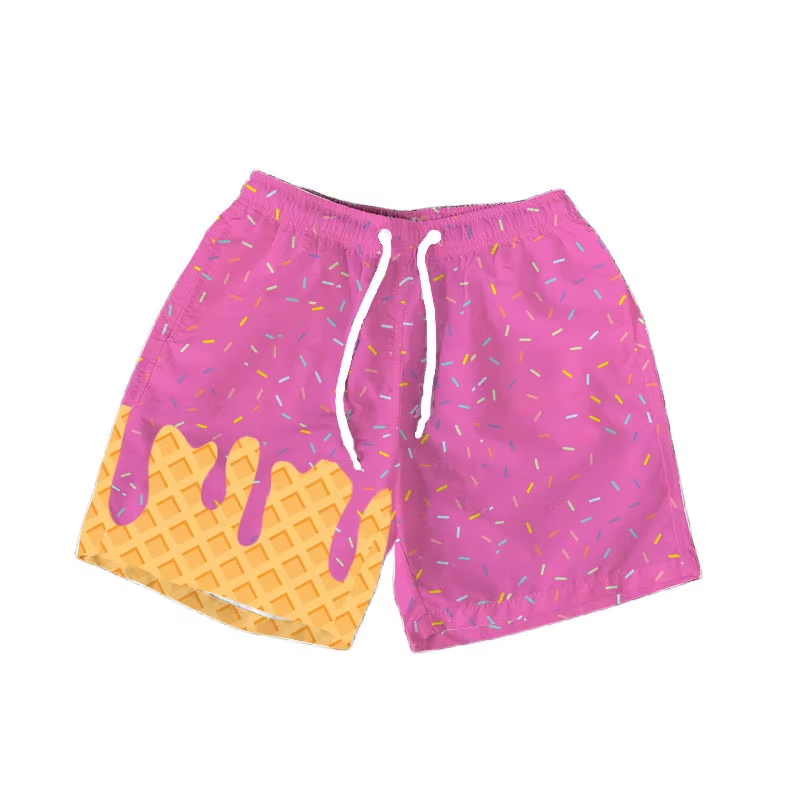 6.7SS0616 Rose red drawstring shorts