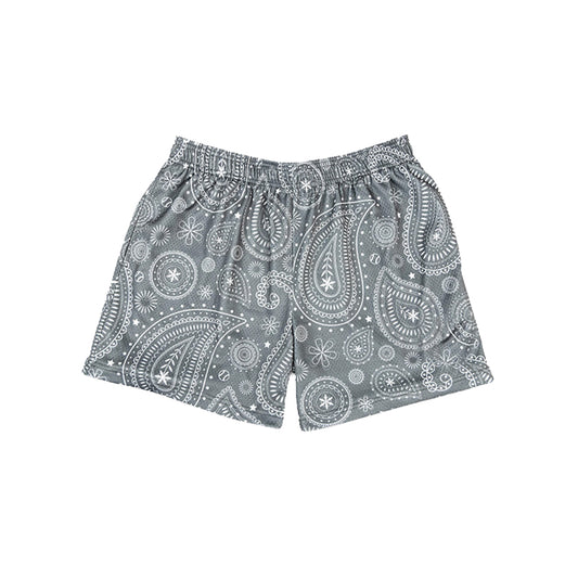 7.5SS0628 Grey elastic shorts