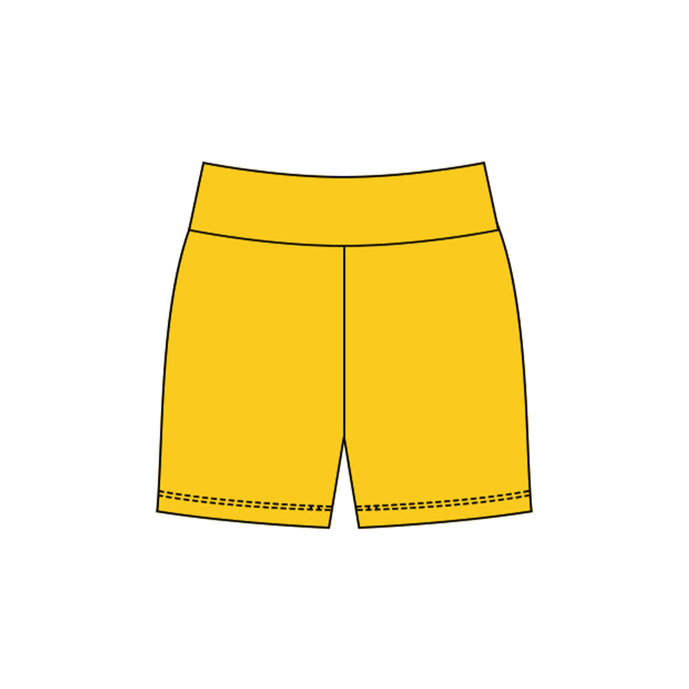 X10.24 SS0722 Yellow Yoga Shorts