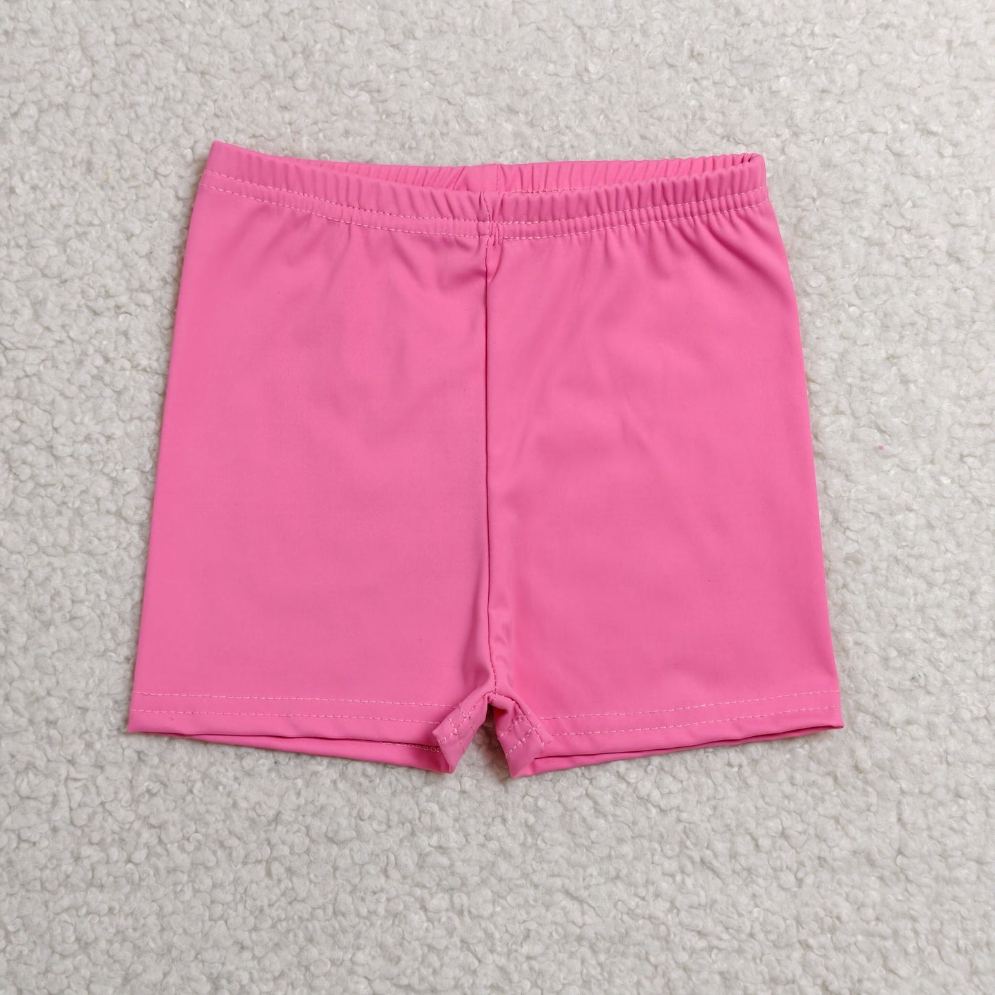 RTS NO MOQ Yoga SS0826 Baby Girls Pink Yoga Active Shorts Bottom