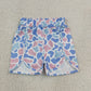 NEW RTS NO MOQ milk silk SS0856 Mama and Me Girls Blue Pink Camo Shorts Bottom