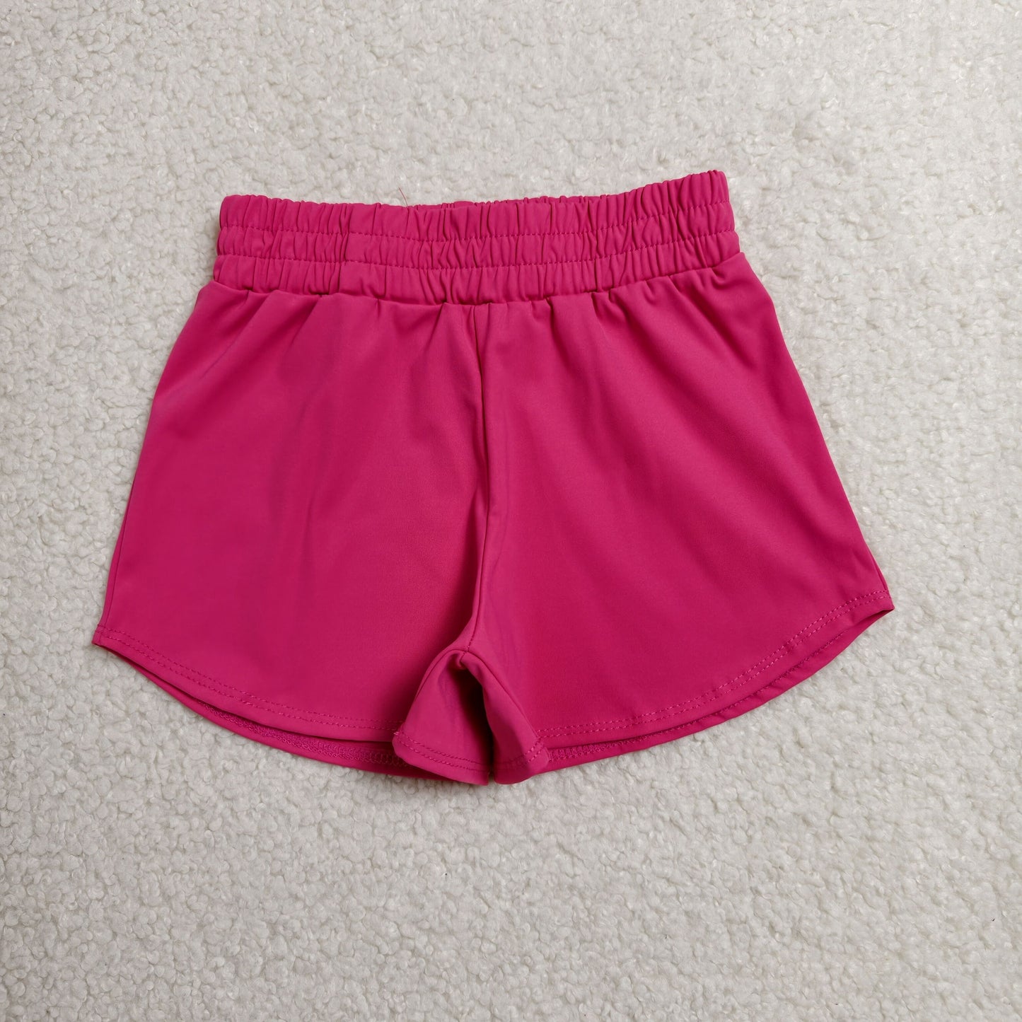 RTS NO MOQ Yoga SS0900 Baby Girls Hot Pink Yoga Active Sport Shorts Bottom