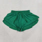 NEW RTS NO MOQ yoga fabric cotton SS0938 Baby Girls Green Yoga Butterfly Shorts Casual Bottom