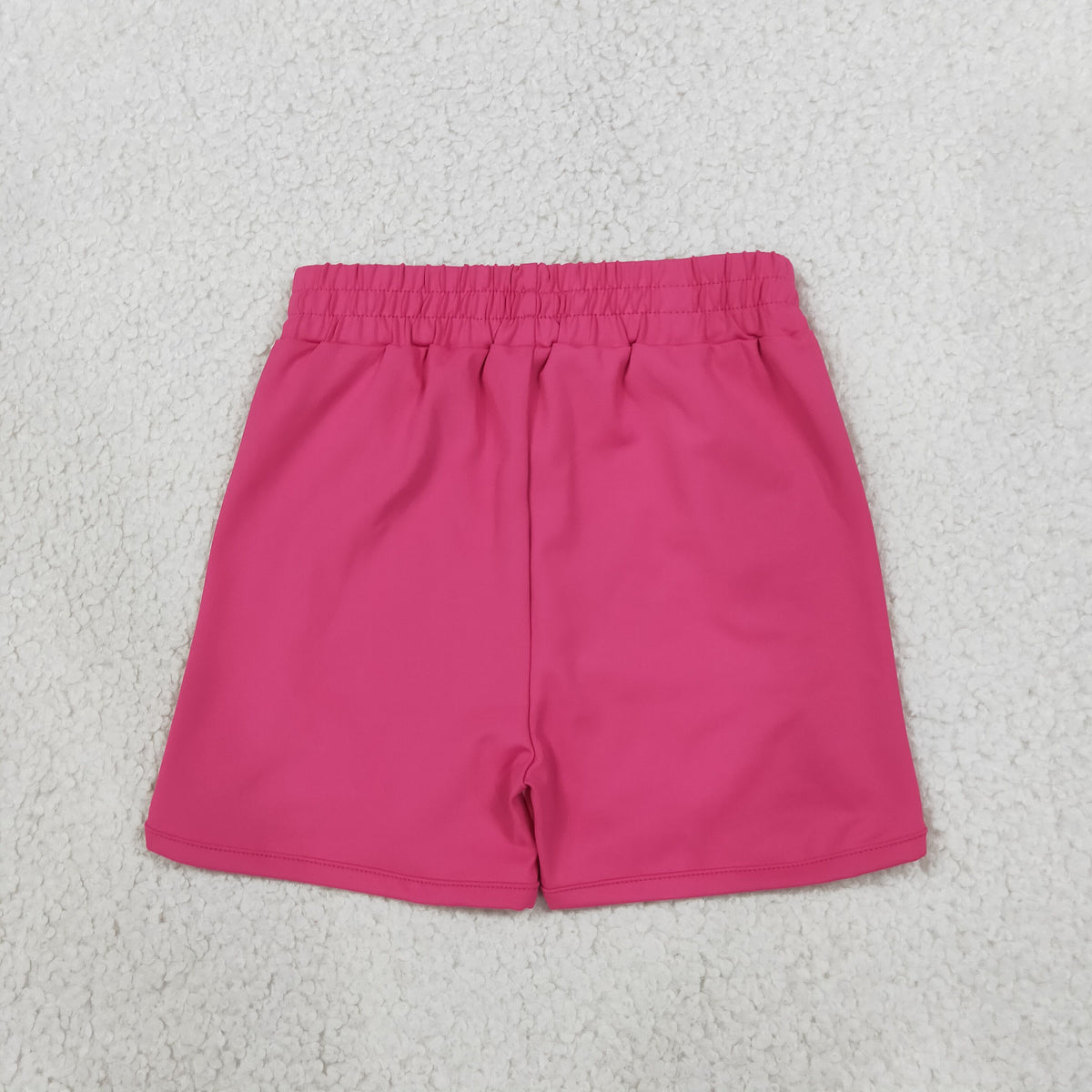 RTS NO MOQ yoga fabric SS0949 Baby Girls Pink Stripe Yoga Active Shorts Bottom