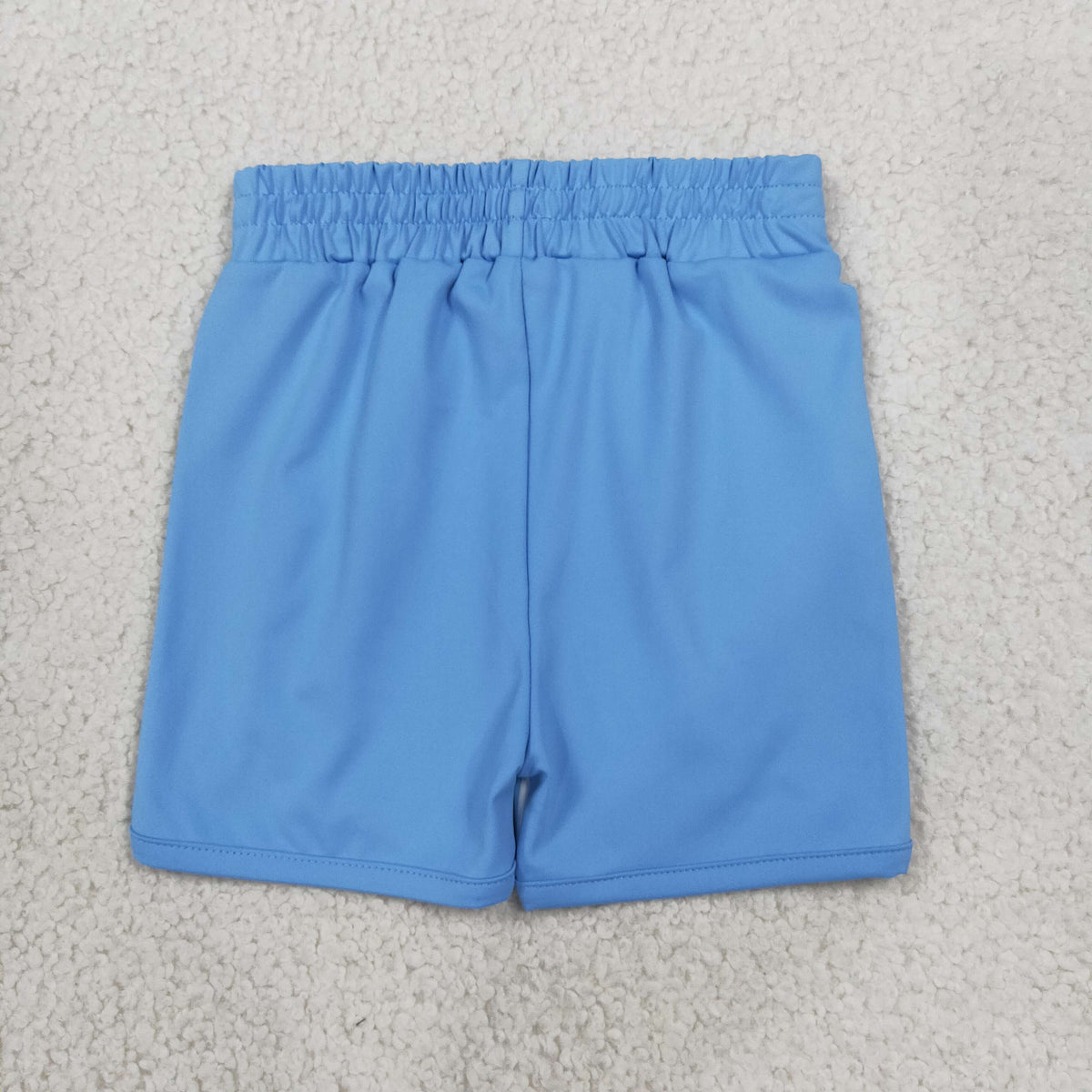 RTS NO MOQ yoga fabric SS0950 Baby Girls Blue Stripe Yoga Active Shorts Bottom
