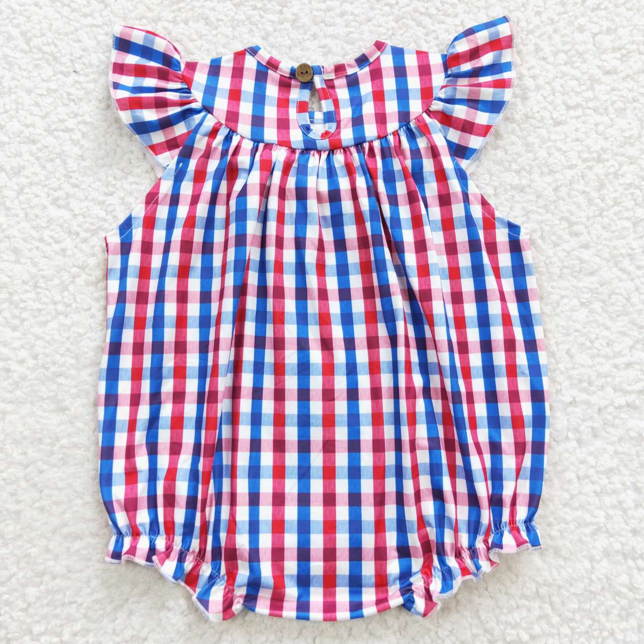 embroidery July 4th girls dress match romper