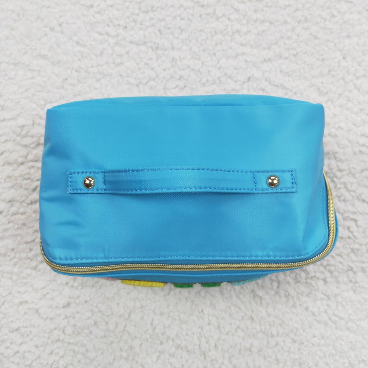 stuff Cosmetic bag blue kids girls Zipper carrying bag