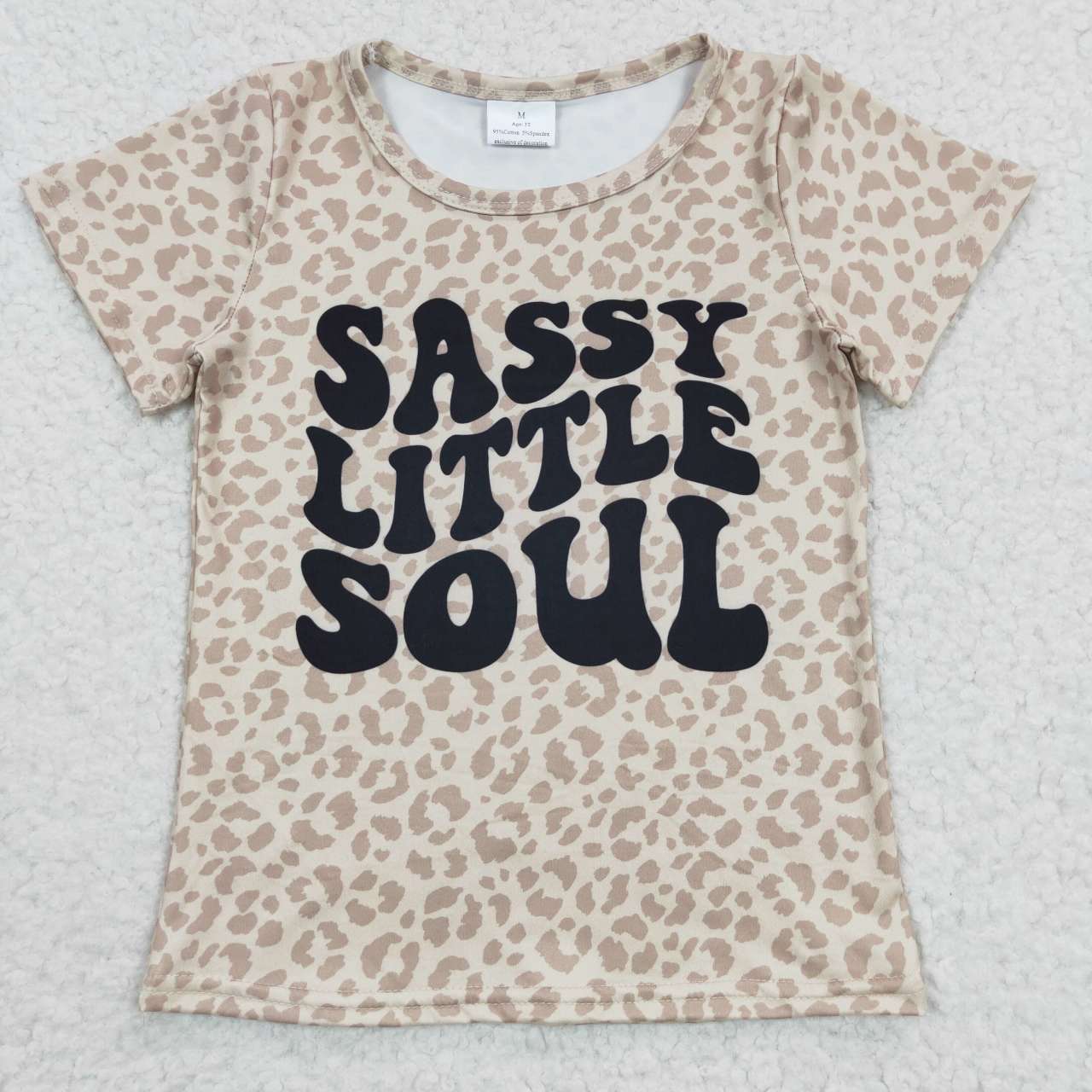 sassy little soul girl t-shirt short sleeve top