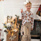 Christmas girls outfits gingerbread 2 pieces winter sets cookie milk kids clothes