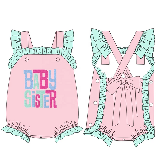 6.10 Big Sister Summer Toddler Clothes