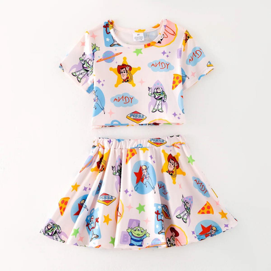 6.12 Toy Story cartoon girl short-sleeved suit