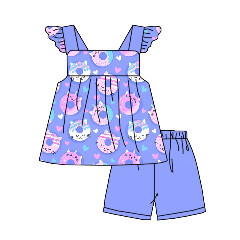 6.21 Purple Cartoon Flying Sleeves Suit