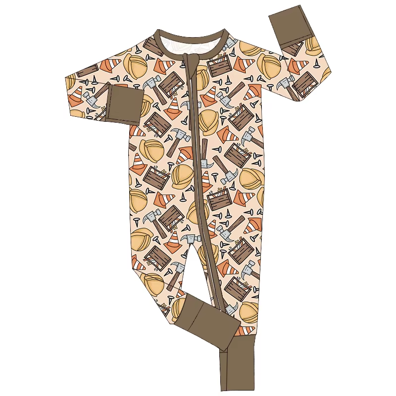 6.18 Tools Brown Zipper Toddler Clothes