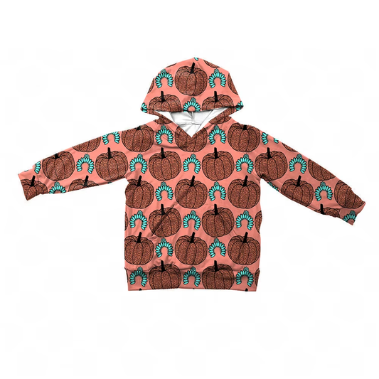 6.19 Pumpkin Hooded Long Sleeve Top