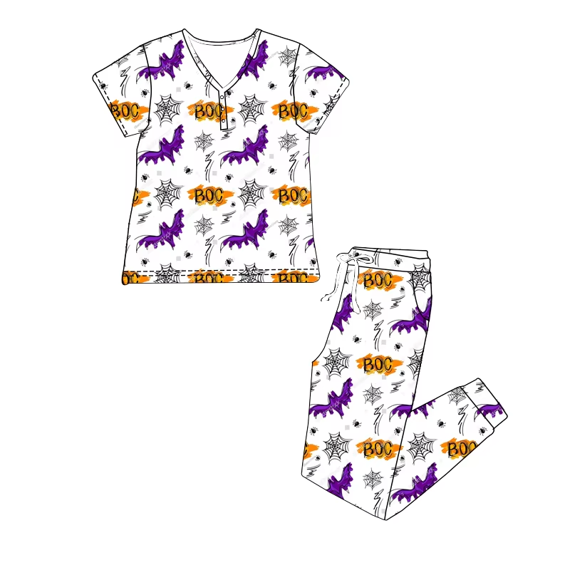 6.21 Bat Short Sleeve Long Pants Suit
