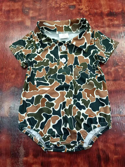 4.25 Camouflage Boys Short Sleeve Toddler Clothes
