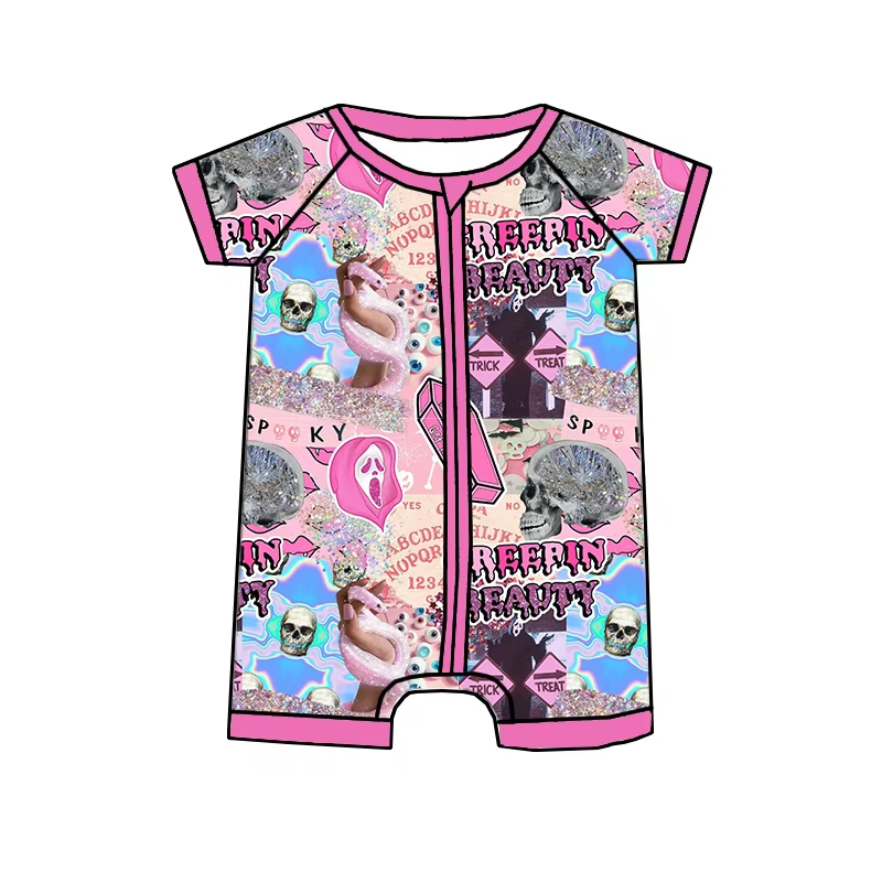 6.16 Ghost pink short-sleeved toddler clothes