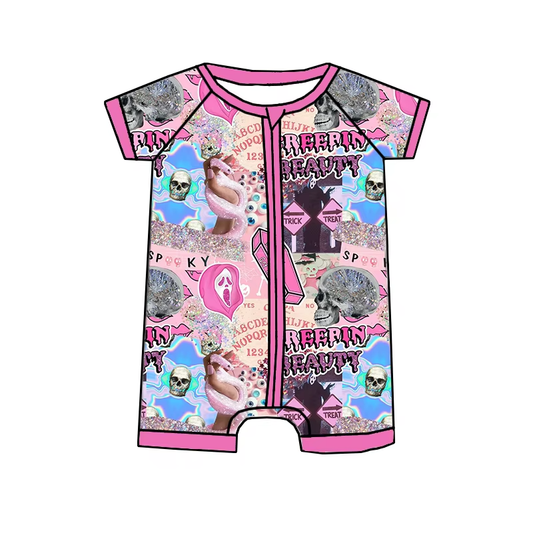 6.16 Ghost pink short-sleeved toddler clothes