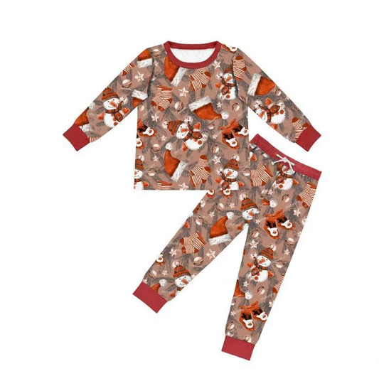6.26 Brown Christmas Socks Set