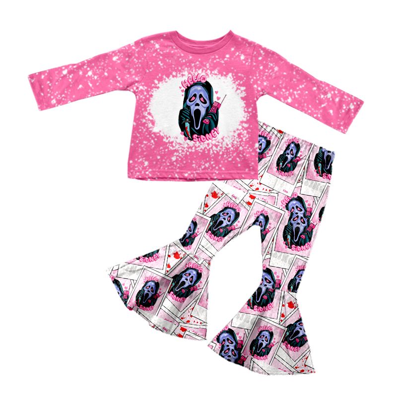 GLP0709 pre-order scream girl outfits halloween kids clothes