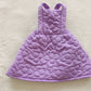 GSD0450 pre-order Girls Purple Winter Warm Thick strap dress Suspenders Dress