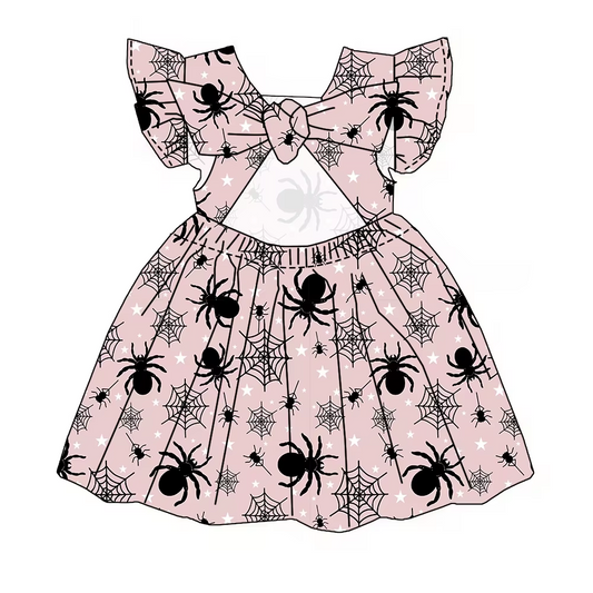 6.19 Spider Cartoon Bow Dress