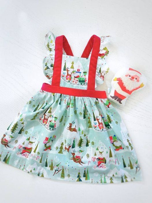 GSD0455 pre-order christmas skirt girl dress kids clothes