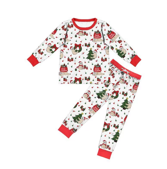 6.26 Cartoon Christmas Pajamas Set