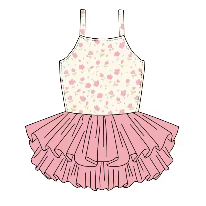 5.22 Pink Rose Sling Dress