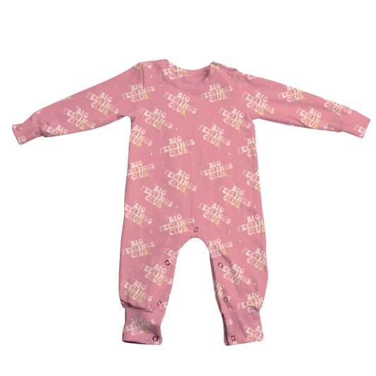 6.20 Letter Pink Long Sleeve Toddler Clothes