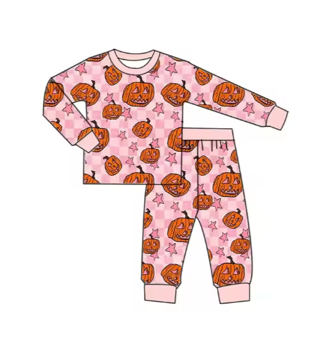 6.9 Halloween Pink Pumpkin Cartoon Set