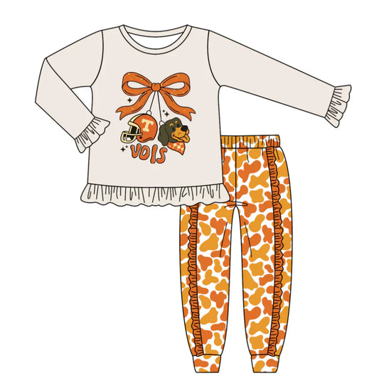 X8.15Baby Girls Grey Tennessee Vols Dog Team