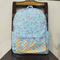 5.2  BA0297 Team fireworks plaid blue large backpack