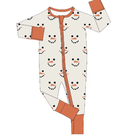 6.18 Cartoon clown zipper toddler clothes