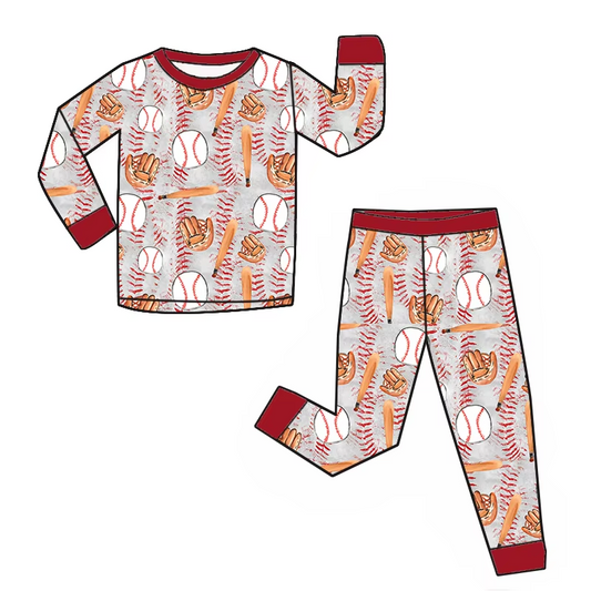 6.18 Baseball Gloves Long Sleeve Set