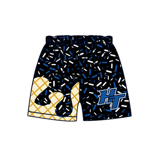7.1Preorder(moq 5) Adult Men Team Black HT Shorts Bottoms
