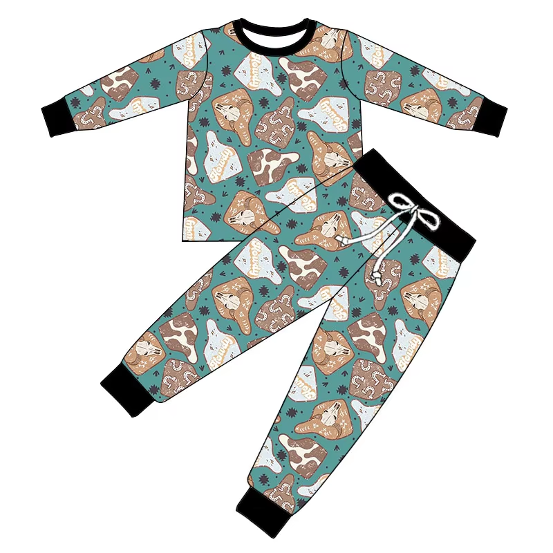 6.21 Cow Pattern Long Sleeve Winter Suit