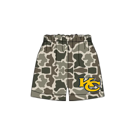 6.28Preorder(moq 5) Baby Boys Camouflage KC Team Sports Shorts