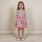 NEW RTS NO MOQ Yoga GLD1676 Baby Girls Gingerbread Bows Top Bows Skirt Short Christmas Yoga Active Scallop Clothes Set